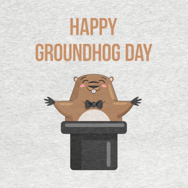 Happy Groundhog Day 2018 by asheribtllo